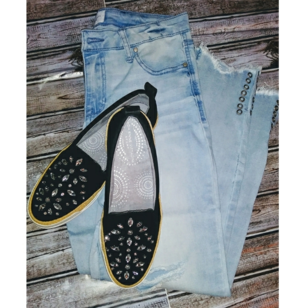 Celebrity Pink Jeans Mid Rise Ankle Skinny